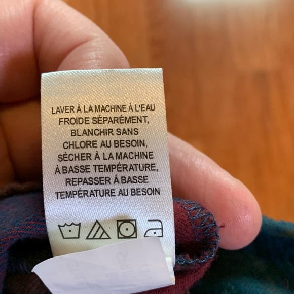 Natural Reflections men’s size 1X, plaid button down - Picture 6 of 7